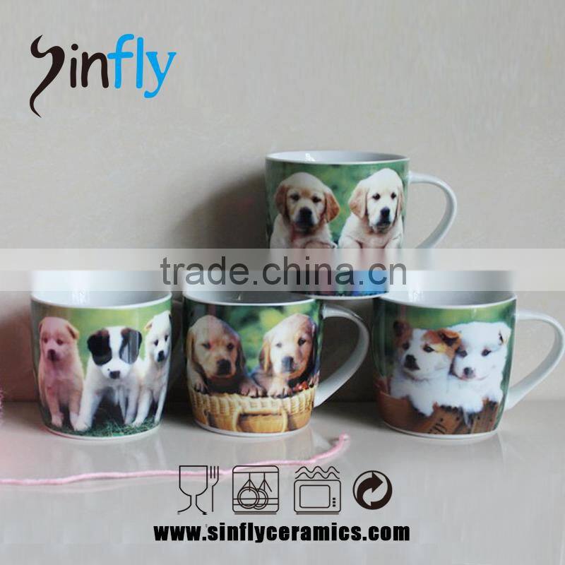 Hot selling 11OZ custome decal ceramic mugs christmas mug