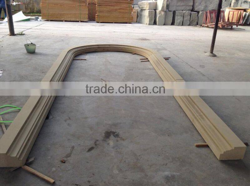 Church renovation external wall decoration sandstone window surround