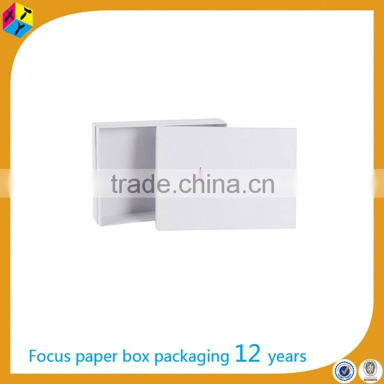 white hair packaging boxes custom logo white
