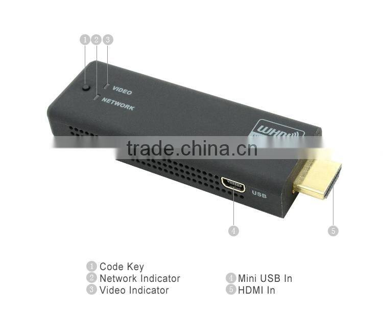 LM-WHD50 50m 5GHz HDMI 1.3 HDMI Wireless Audio Video Transmitter Receiver Support WHDI 1.0 Specifications