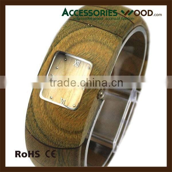 Customized decorative watches wooden watches with your logo for woman
