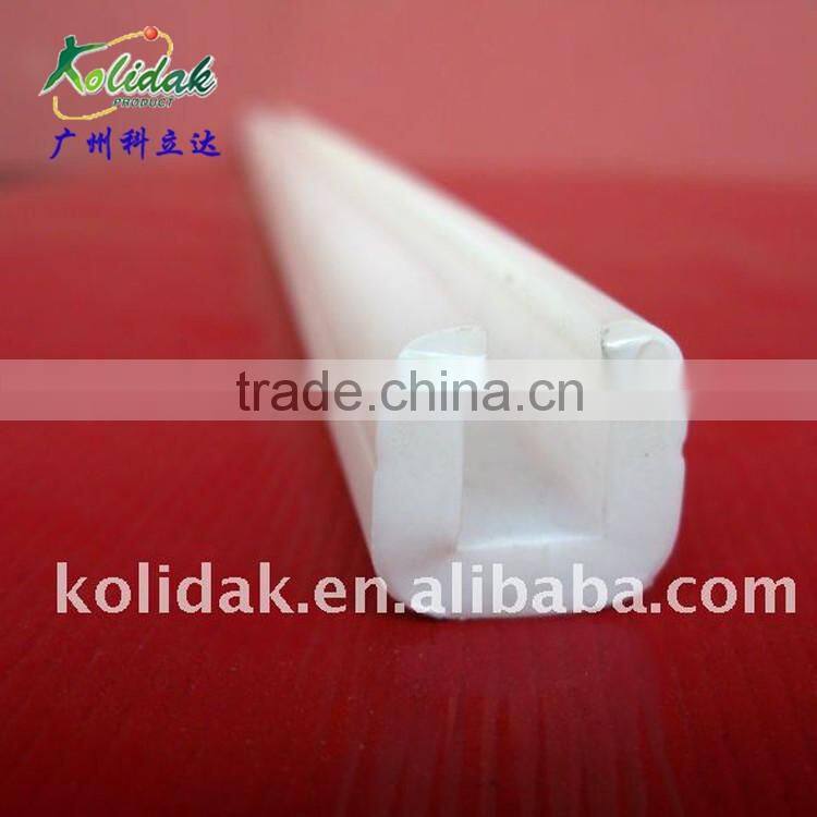 White U shape PE plastic profile