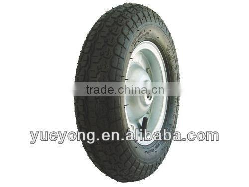 3.50-7 pneumatic rubber wheel/ metal rim wheel/ rubber tire