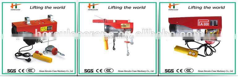 2015 Mini Electric Hoist 220V/110V Wire Rope Electric Block Hoist