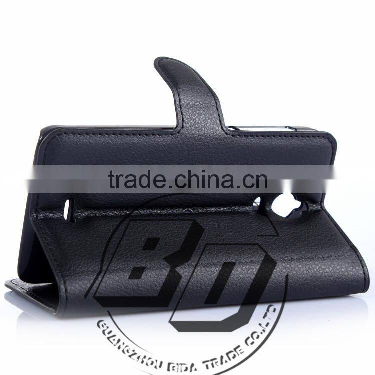 New Design Classical Flip Magnetic wallet leather case with card slots For Wiko Wax PU Leather case mobile phone case cover