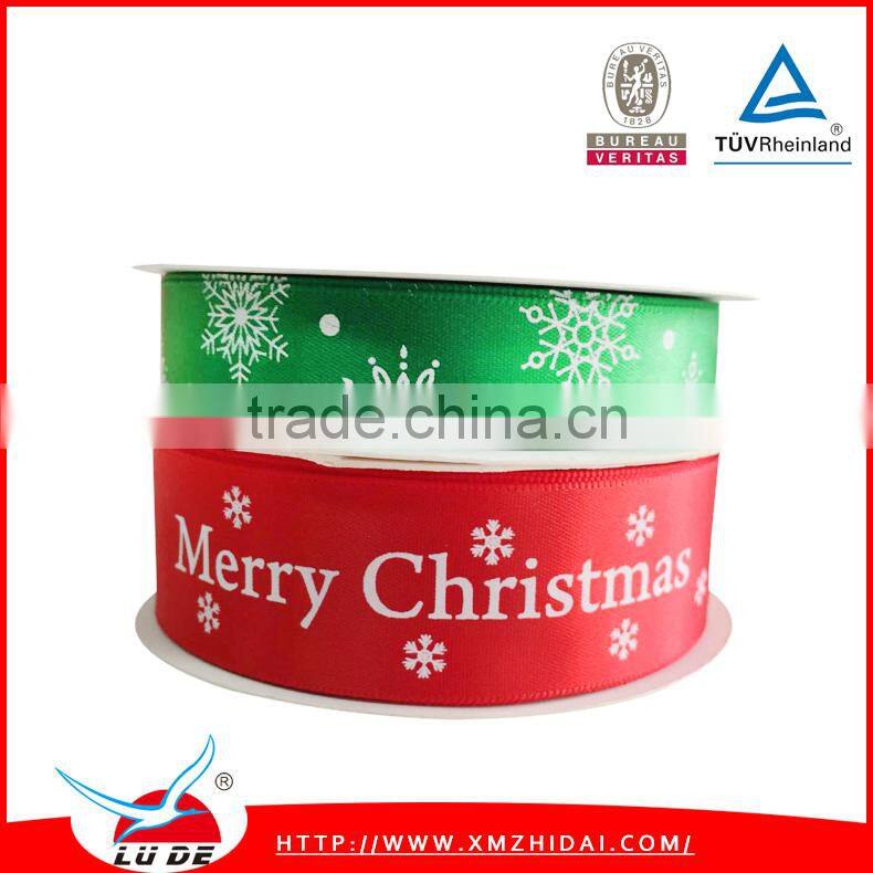 2015 custom printed ribbon for Christmas,Christmas decorative ribbon