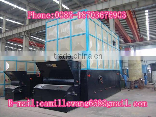 Hot slae horizontal fuel coal heat only boiler
