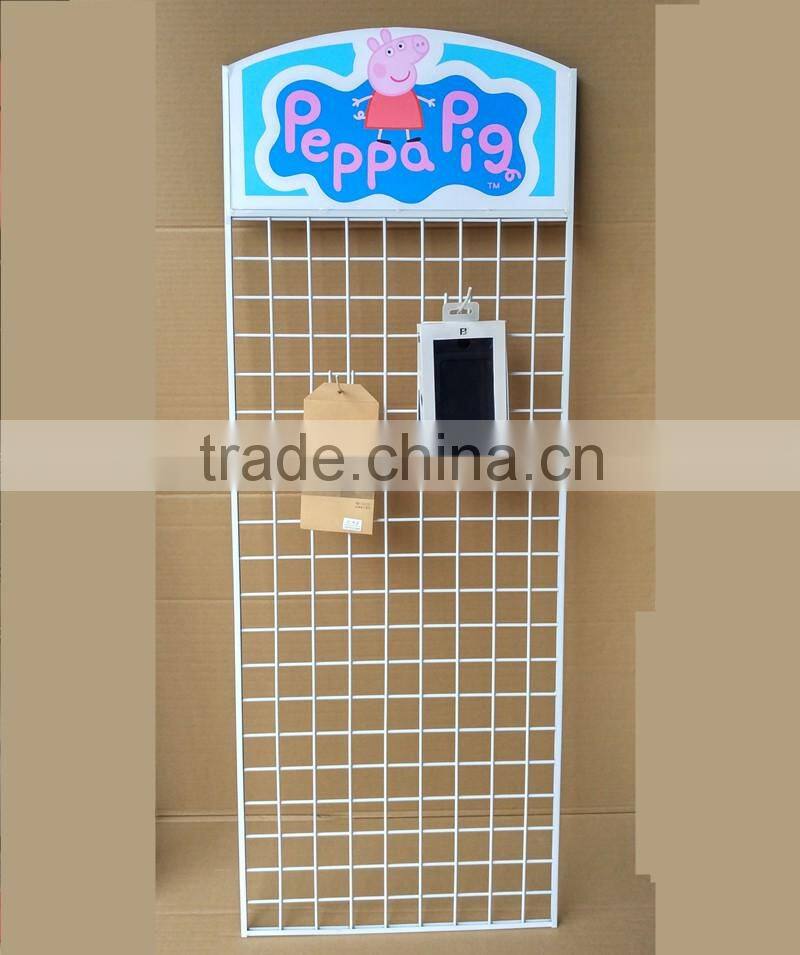 retail wire grid hanging display accessories battery stand