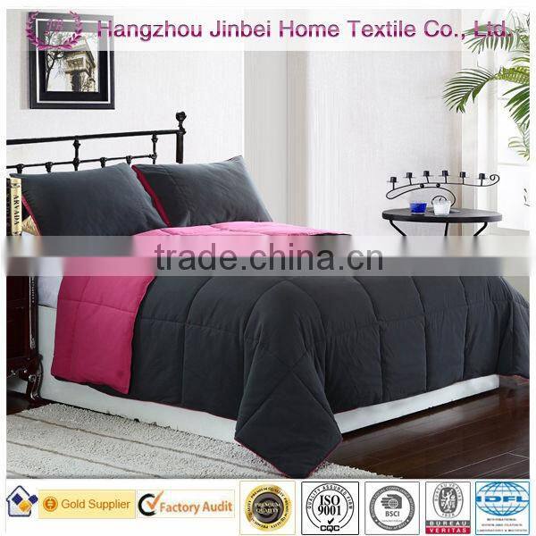 Blue-Gold Double Size Down Alternative Qulit/Microfiber Comforter Duvet /Polyester Duvet Cover