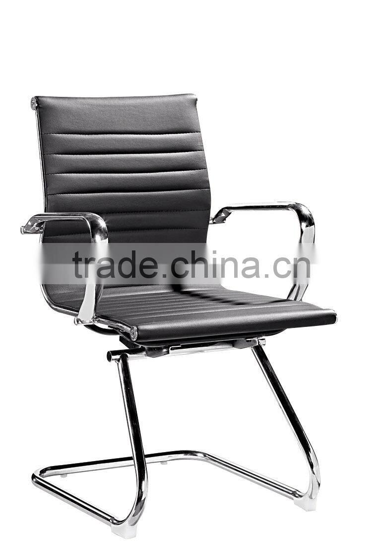 Yellow Leather/Mesh Chair, Yellow Leather/Mesh Office Chair (WF-03)