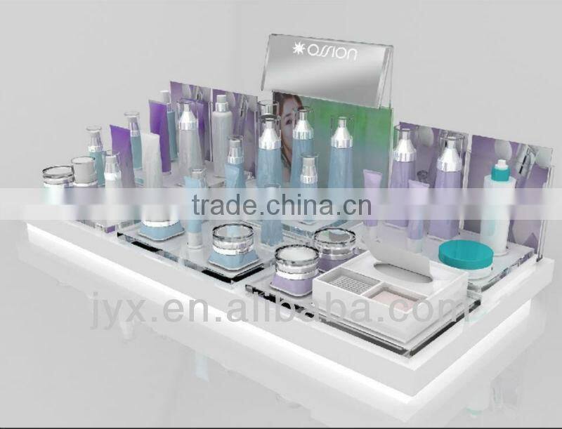 Acrylic countertop cosmetics exhibition stands displays