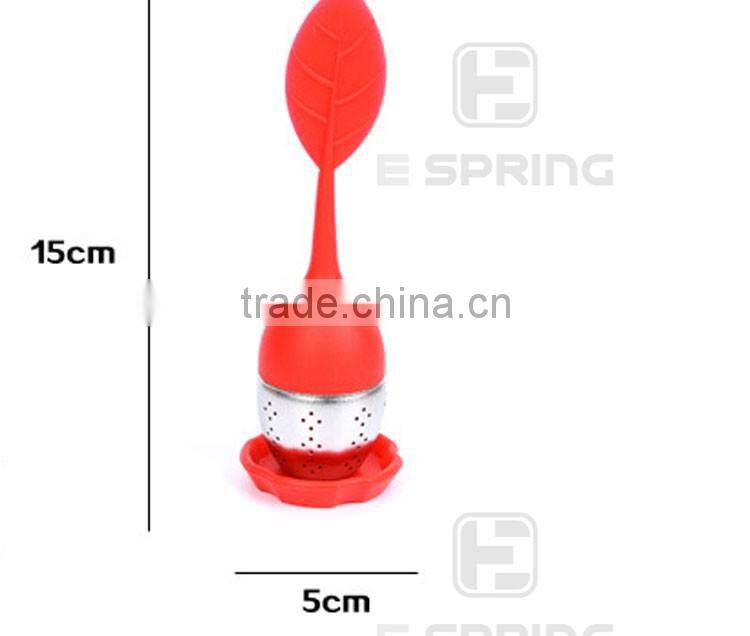 2016 Teapot Sweet Leaf Tea Infuser best Silicone Tea Strainer