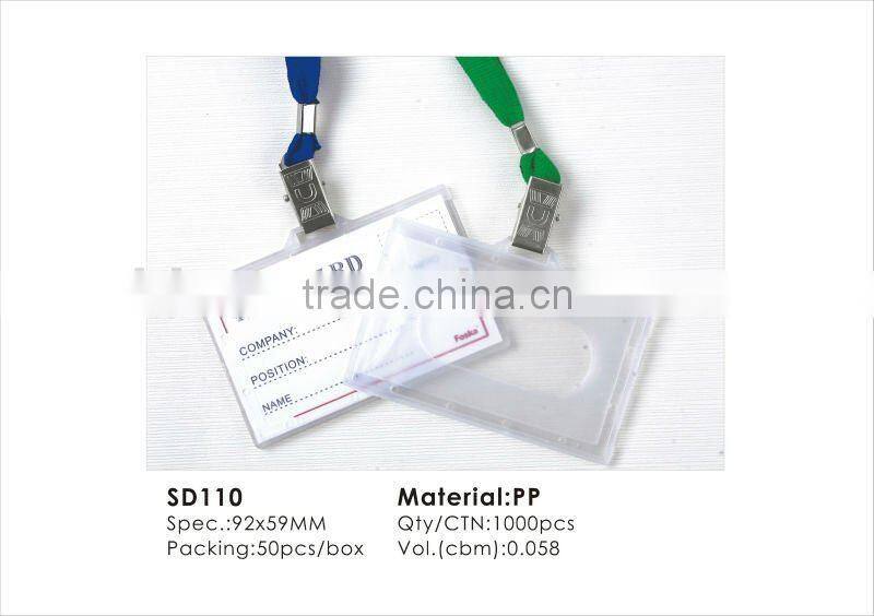 New Design Plastic Name Badge Clips