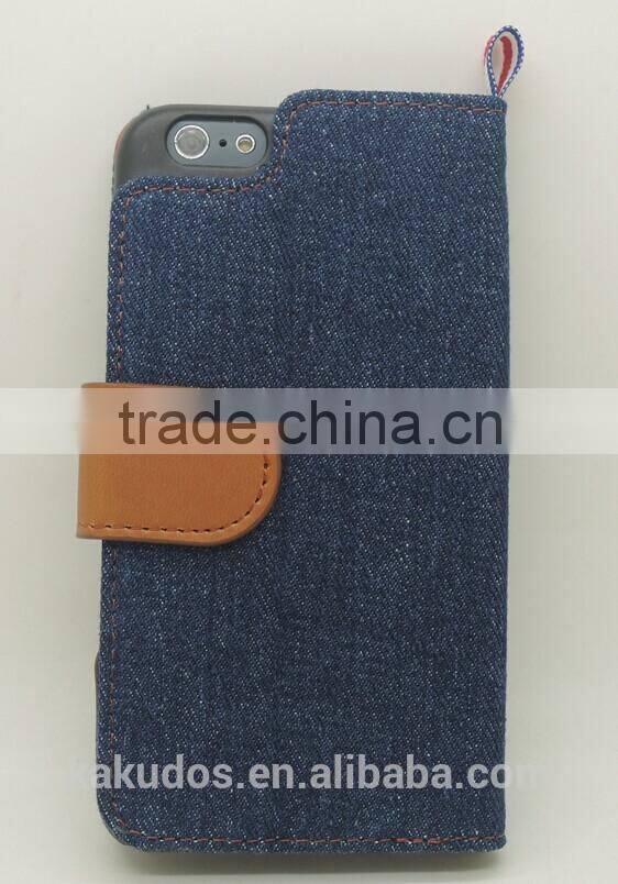 Kakudos Factory Supply Wallet Leather Case for iphone 6