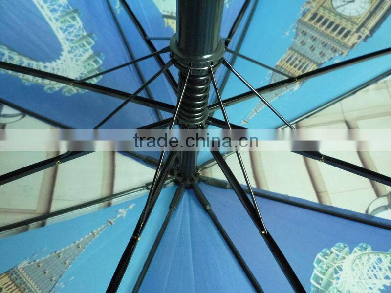 2016 new design london print umbrella, custom london printing umbrella