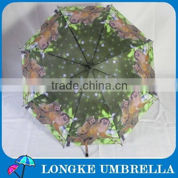 animal printing walker umbrella straight umbrella