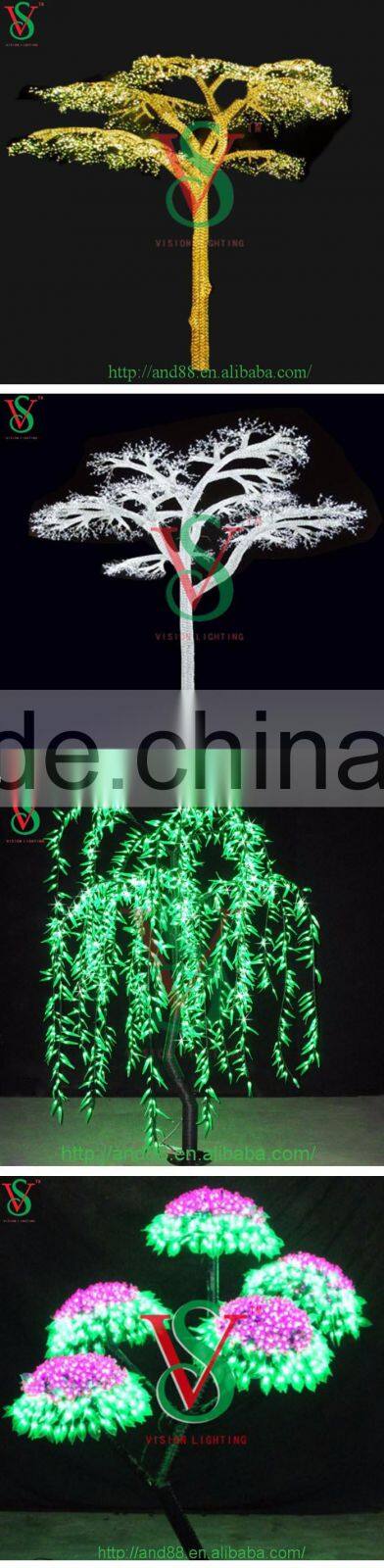 Simulation LED flying trees for Outdoor Festival Decoration