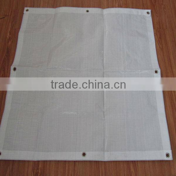 clear color&UV treated pe laminated screen house fabric