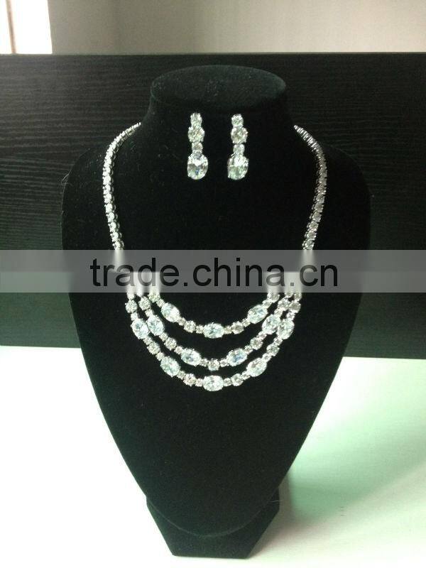 AAA CZ stone luxurious wedding sets Bridal jewelry sets
