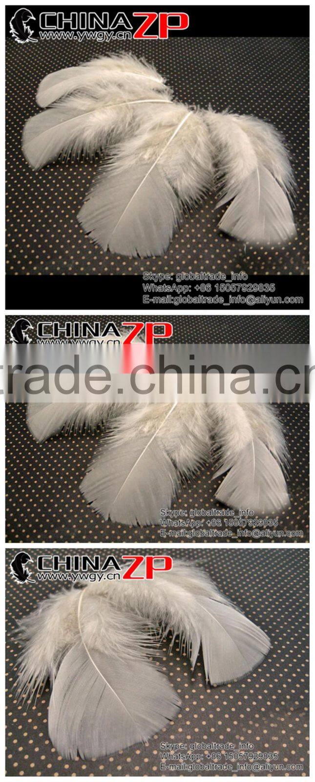 CHINAZP Good Quality Plumage Wholesale Dyed Ivory Turkey T-Base Body Feathers for sale