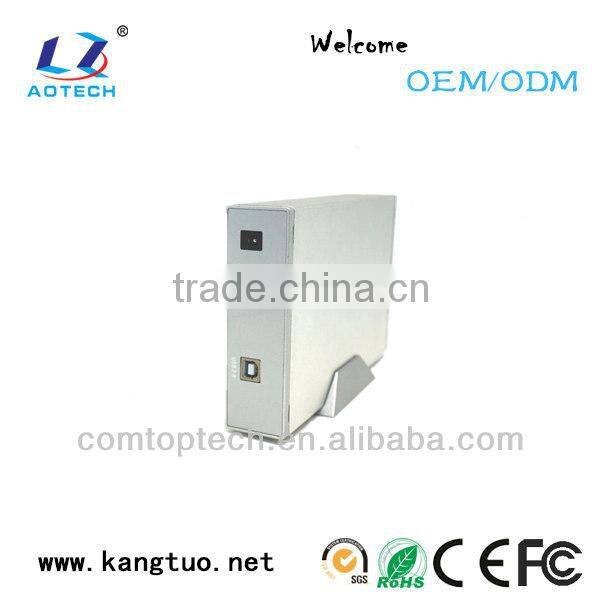 Wholesale Shockproof External 3.5 HDD Enclosure with Aluminum Case