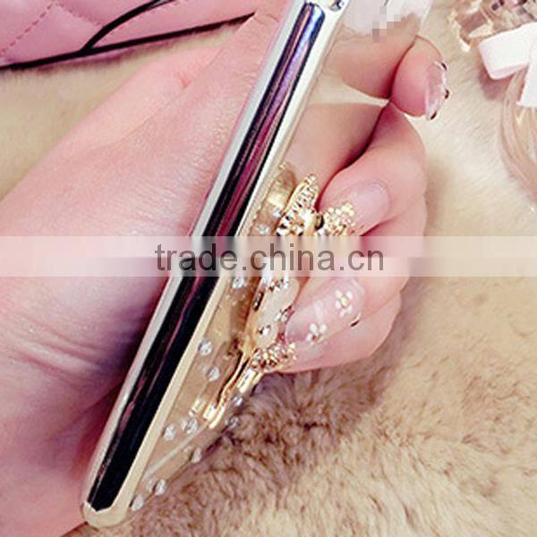 Wholesale rhinestone sheep design phone cases for iphone 6