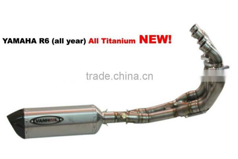 Titanium exhaust system for R6 2006~2013