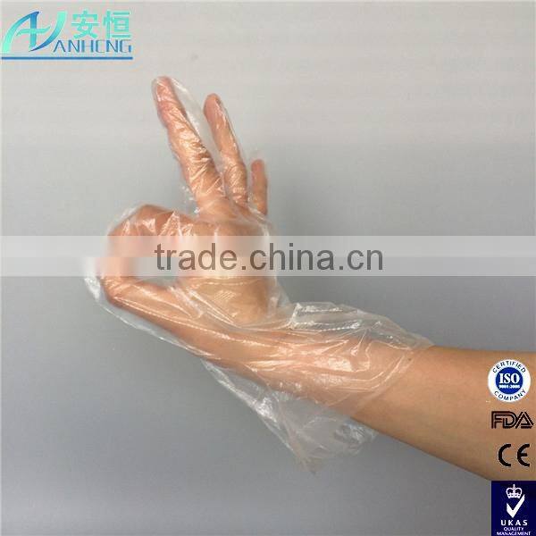 Supply to Japan food grade disposable PE gloves
