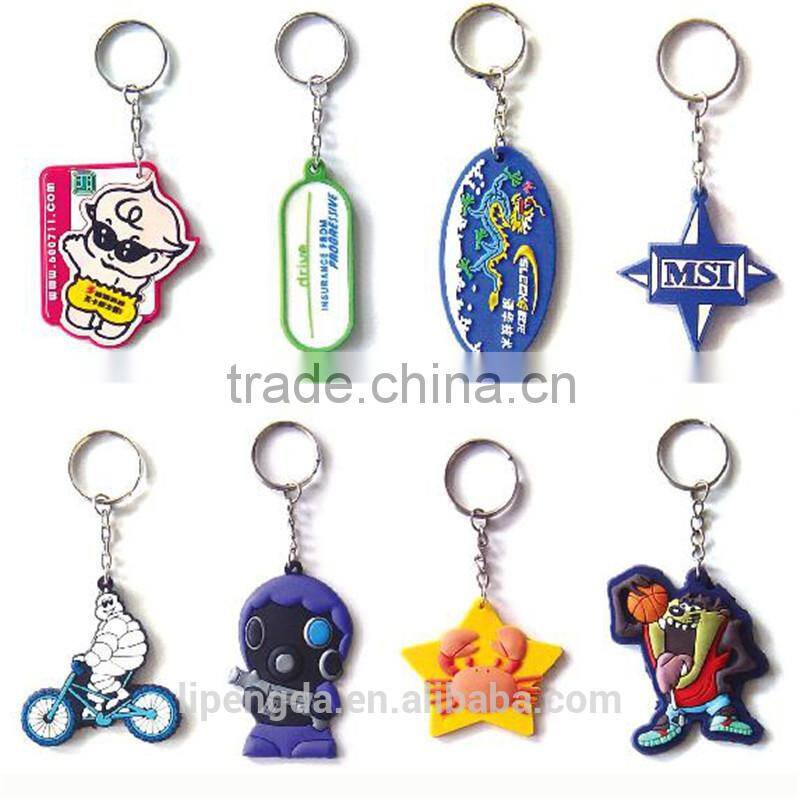 Brand new car shape pvc keychains