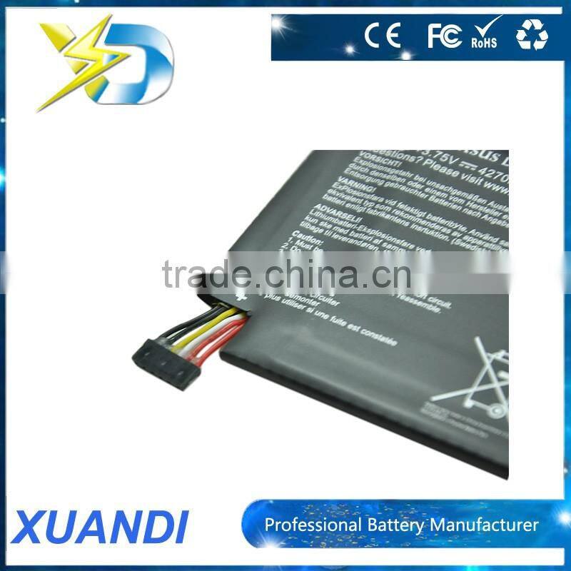 shenzhen manufacturer tablet li-polymer internal battery for NEXUS 7