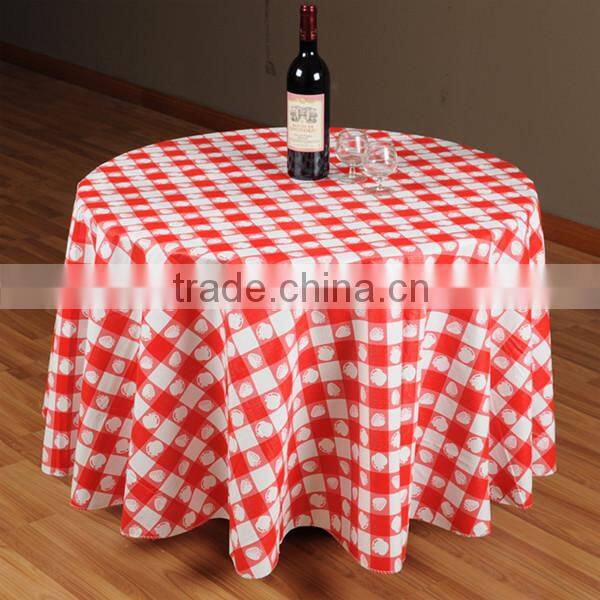 Plastic table cover /cheap PVC table cloth