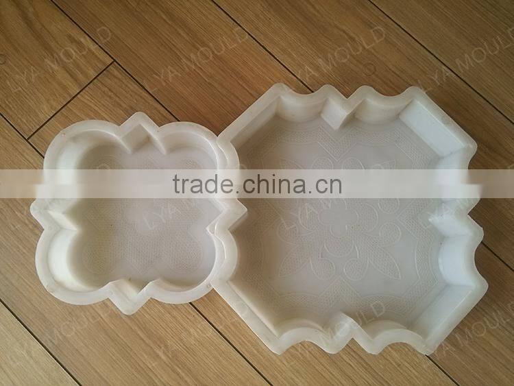 2016 High Quality PP Durable Moulds For Interlock Outdoor Tiles Different Shapes Sizes