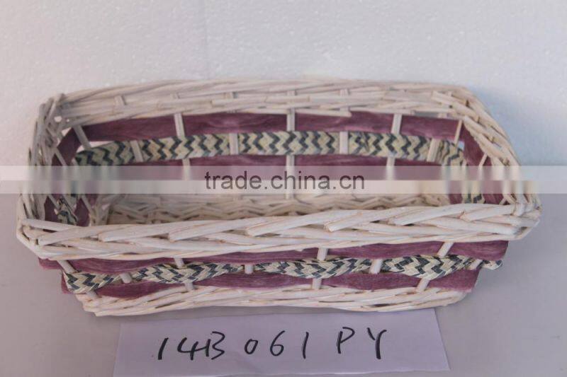 wicker trays