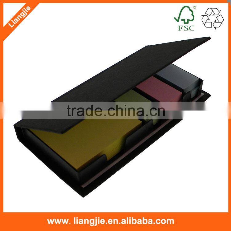 colored sticky memo pad with star shape holder