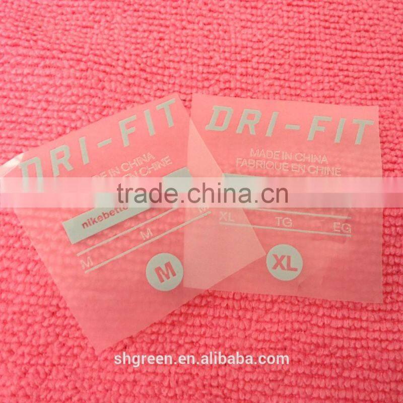 Cheap price apparel heat transfer printing label