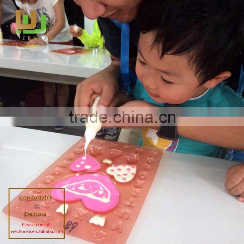 Quality First Durable Service silicone taj mahal chocolate mould animal shape heart shape DIY chocolate biscuit