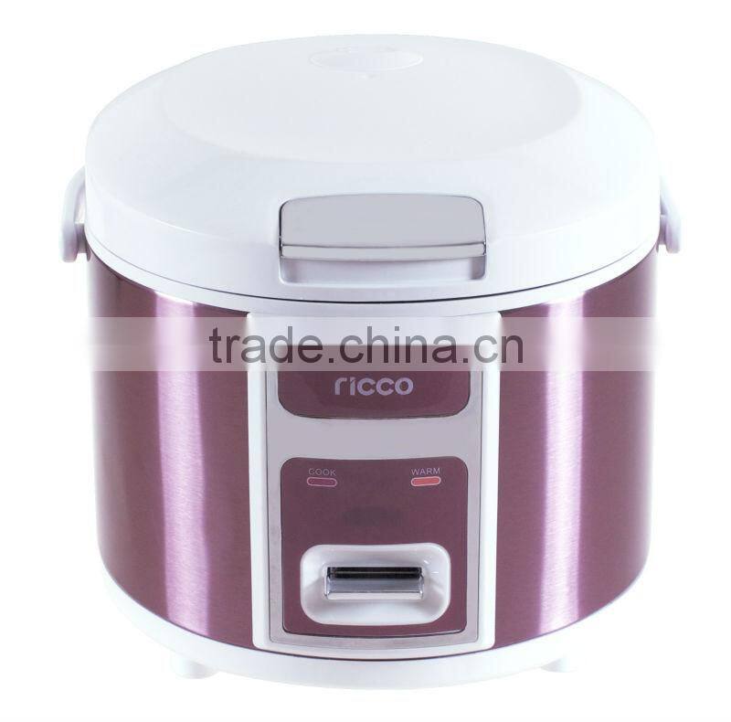 1.8L stainless steel body deluxe rice cooker