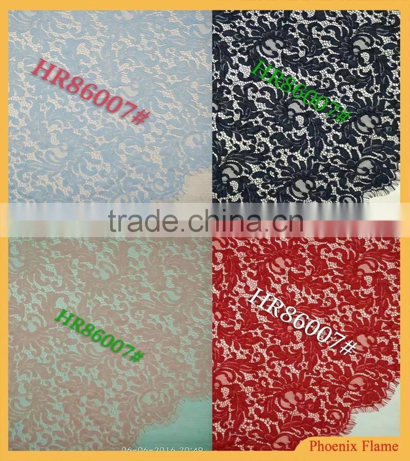 3D embroidery high class lace fabrics indian lace water soluble lace