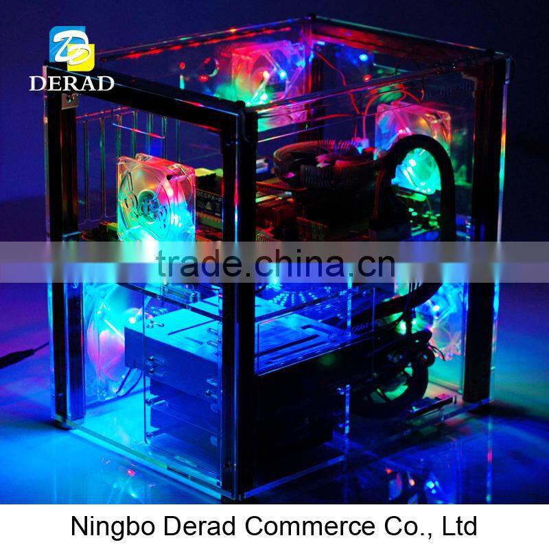 PC-C004 Desktop Computer Case Acrylic Computer Gaming Case