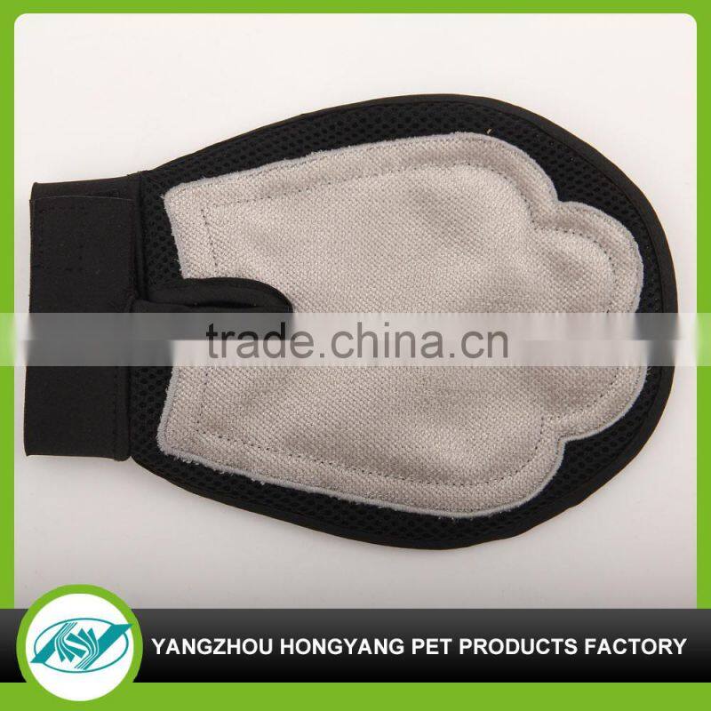 Latest dog rubber glove with cotton material inside