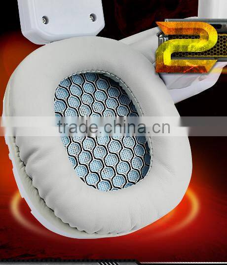 long wire stereo illuminated computer headphone,headset