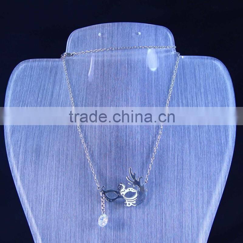 Newest desig Fashion Unisex Jewelry Popular 18K gold colour Pendant Necklace