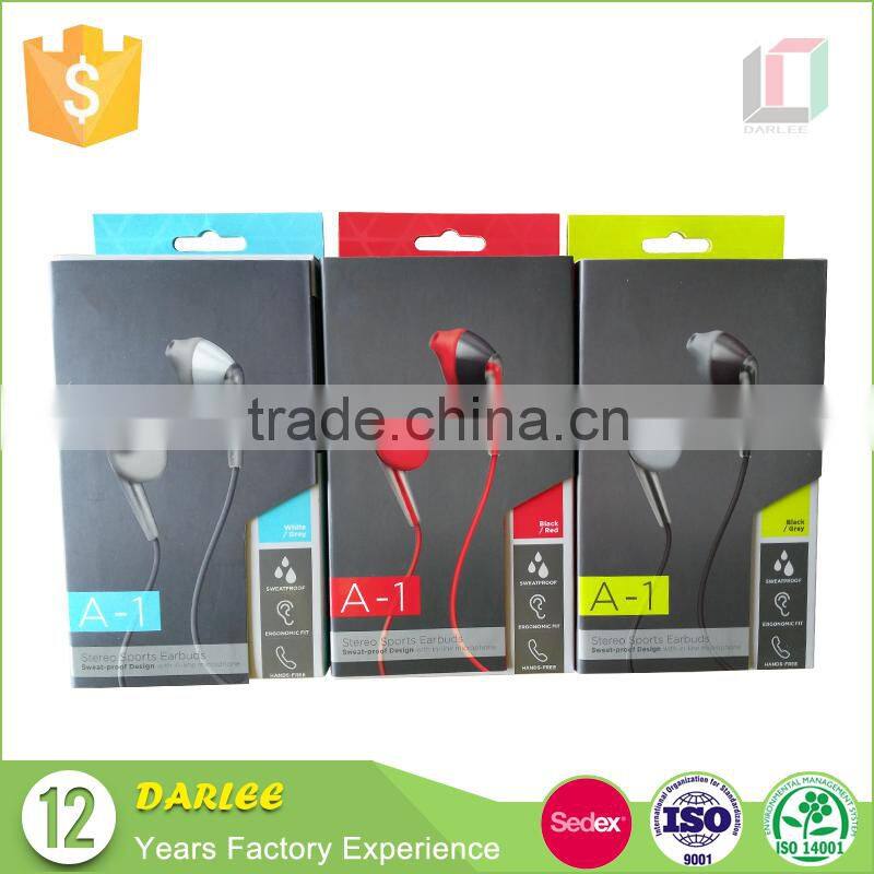 Manufacturer high quality headset blister packaging box with magnetic closure