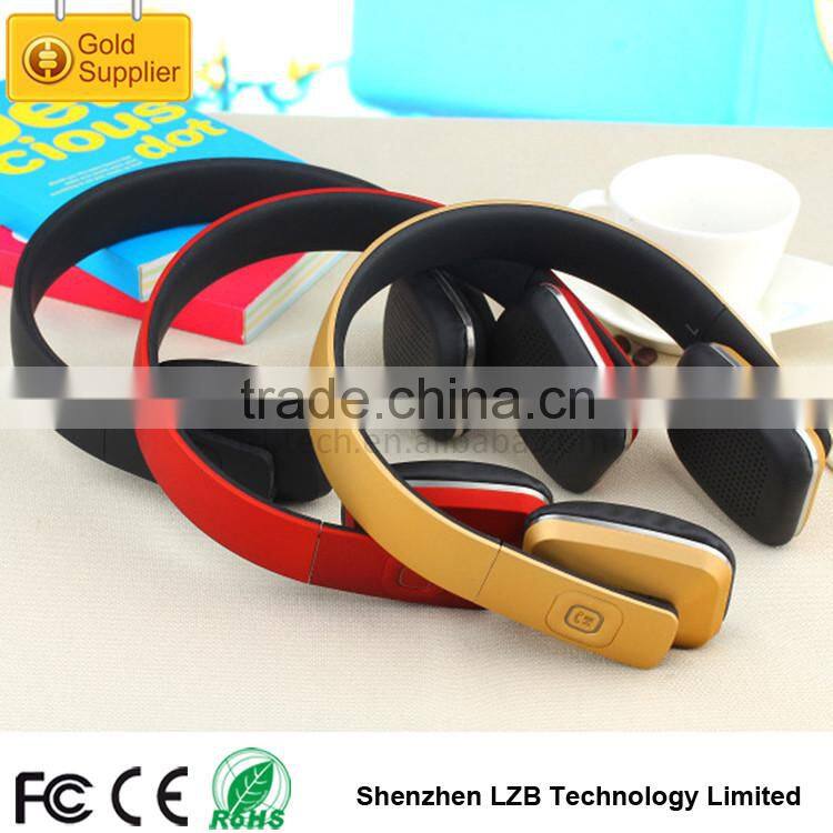 New Design for 2016 Wireless Bluetooth Stereo Headphone with 2 Ways Radio for Mobile Phones