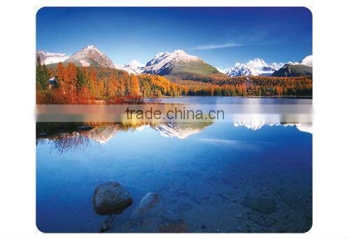 High Quality Natural Rubber Bottom Colored Surface The Mouse Pad For Low Price