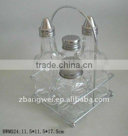 oil&vinegar glass spice jar