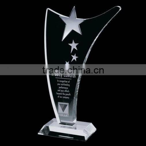 alibaba china supplier business crystal clear custom shaped acrylic awards