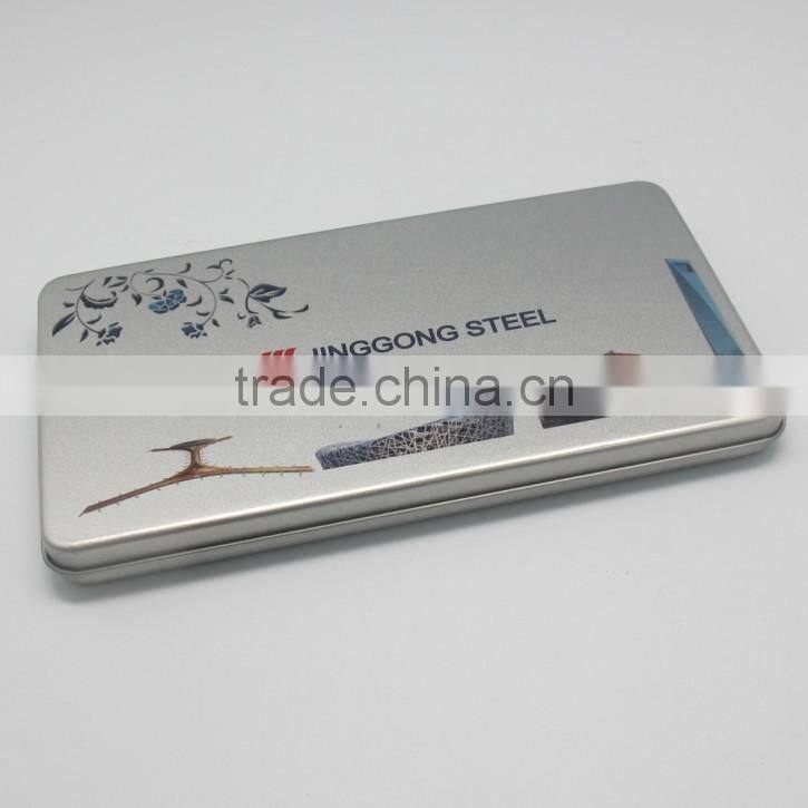 China wholesale high quality rectangular metal tin material chocolate gift box