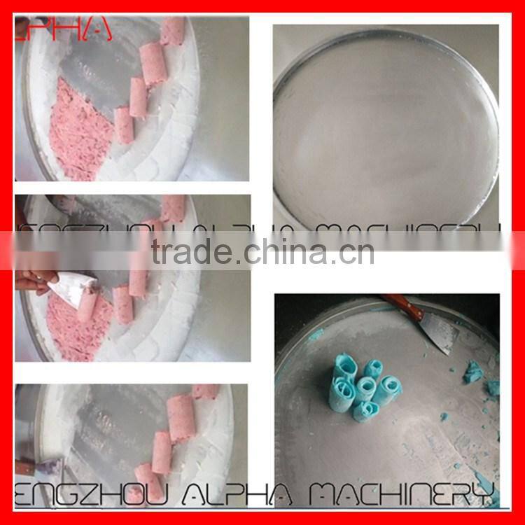 Ten container fried ice cream cold plate roll machine