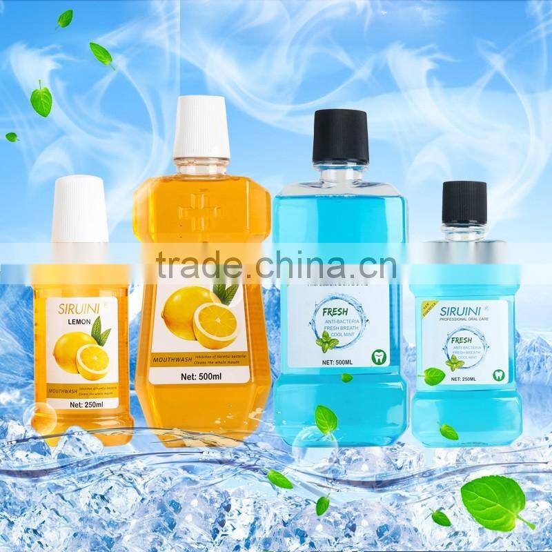 Private label chlorhexidine mouthwash 500ml